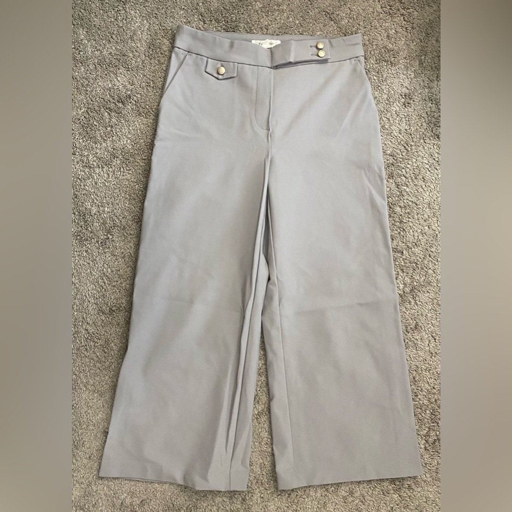 Wide Leg Gray Pants